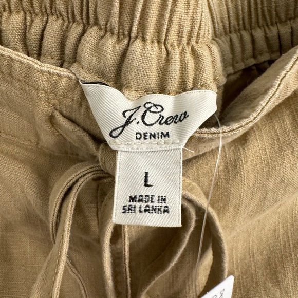 JCREW - Tie Waist Linen Pant size large. Like new! - Picture 7 of 8
